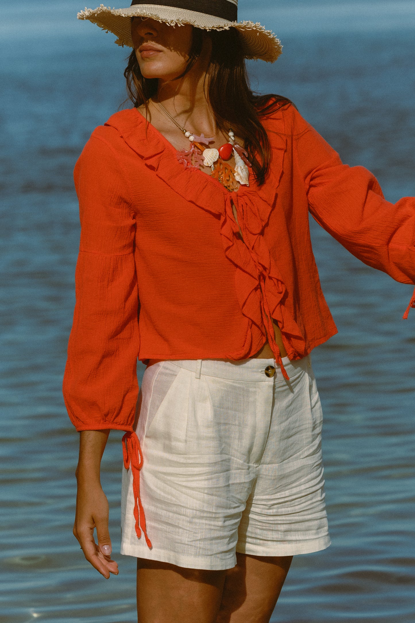 BLUSA PENELOPE CORAL