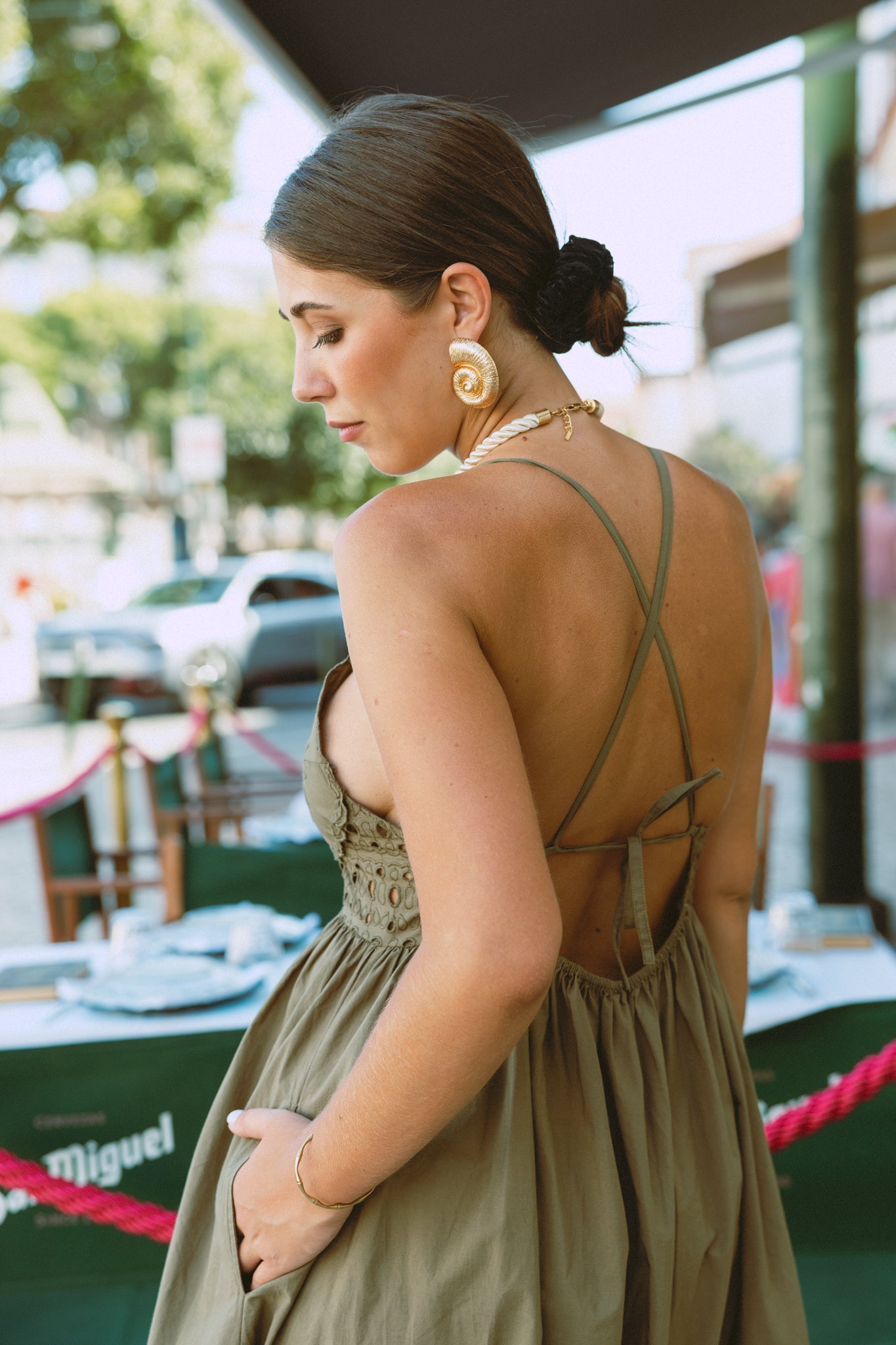 VESTIDO HELIOS KAKI