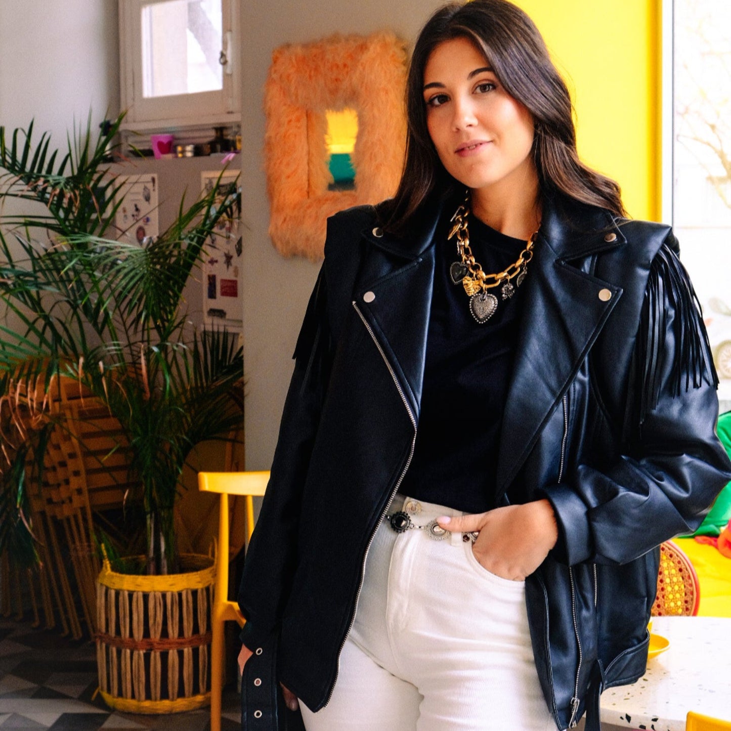 Casaco Boho Biker
